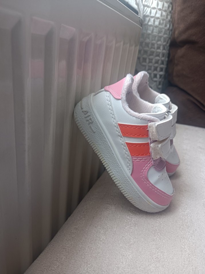 Kız Çocuk Pembe Bağcıksız Spor Ayakkabı - Görsel 4