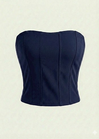 Bordo Straplez Kadın Bustiyer - Görsel 5