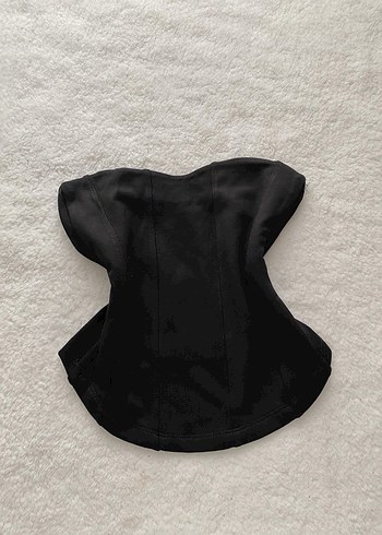 Bordo Straplez Kadın Bustiyer - Görsel 4