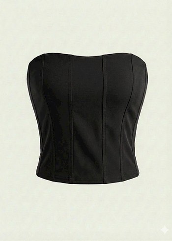 Bordo Straplez Kadın Bustiyer - Görsel 7