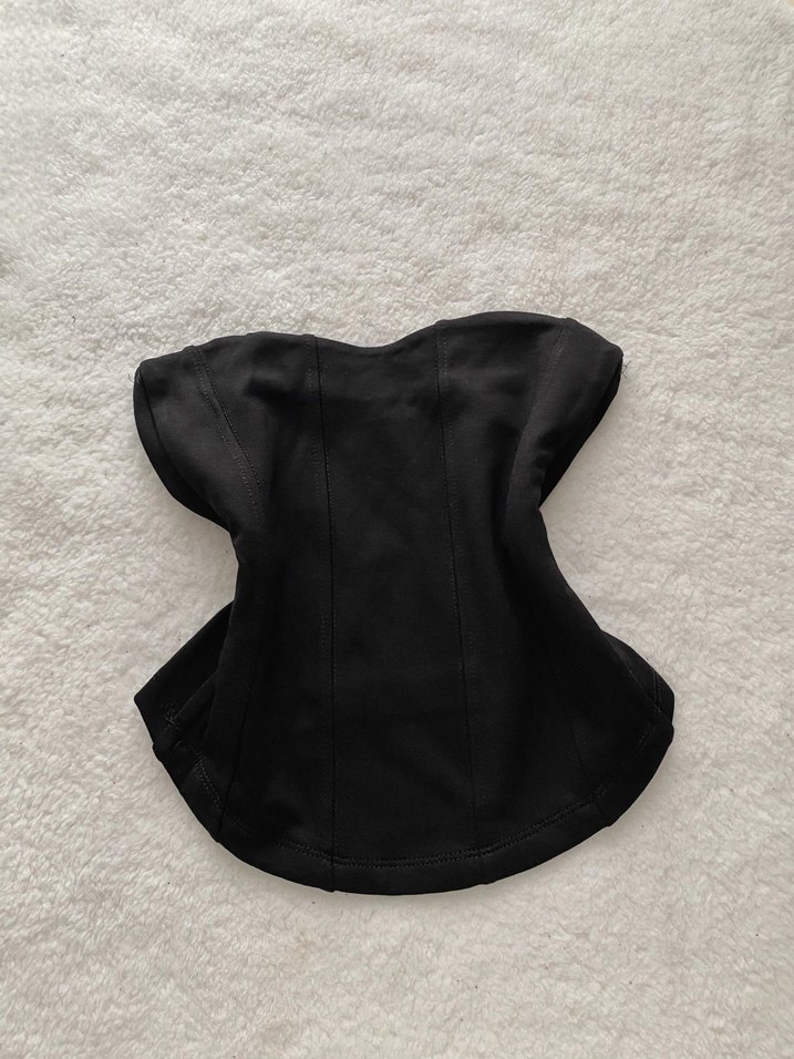 Bordo Straplez Kadın Bustiyer - Görsel 4