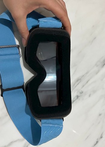 Erkek Mavi Kayak Gözlüğü Tokalı - Görsel 5