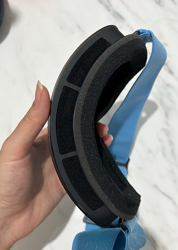 Erkek Mavi Kayak Gözlüğü Tokalı - Görsel 4