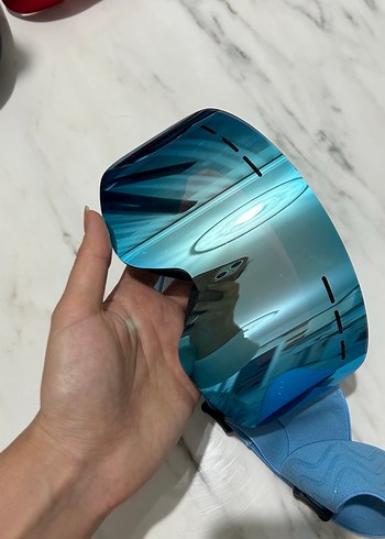 Erkek Mavi Kayak Gözlüğü Tokalı - Görsel 2