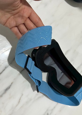 Erkek Mavi Kayak Gözlüğü Tokalı - Görsel 3