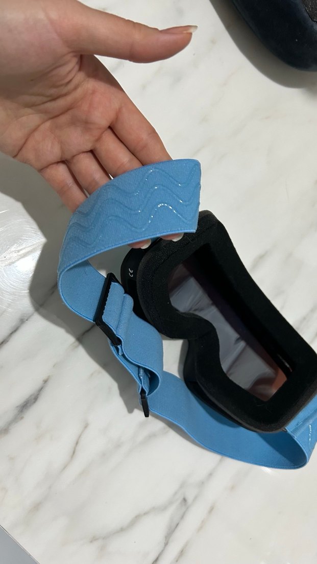 Erkek Mavi Kayak Gözlüğü Tokalı - Görsel 3