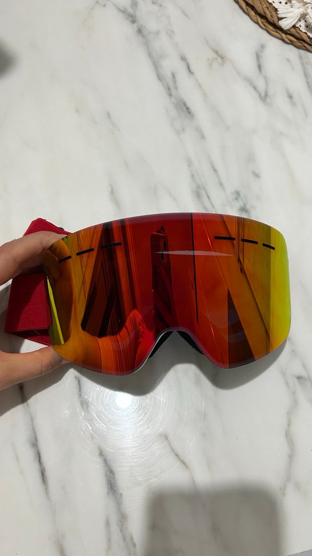Renkli Camlı Modern Erkek Kayak Gözlüğü - Görsel 3