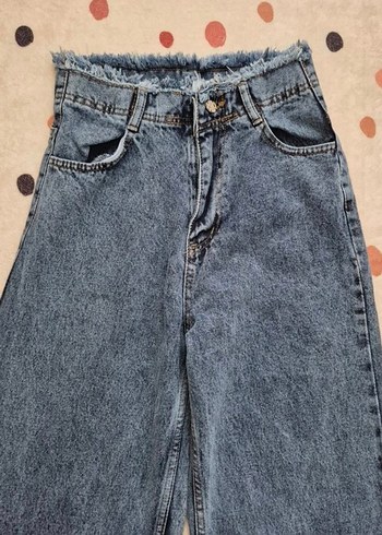 Trendyol & Milla Mavi Loose Fit Midi Kadın Kot Pantolon