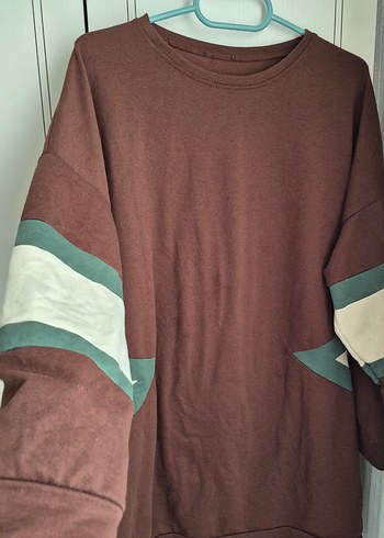 Uzun Kollu Rahat Kesim Kadın Tunik - Görsel 2