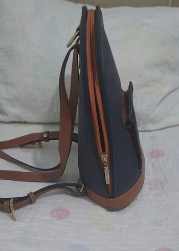 Kahverengi vintage Kadın Sırt Çantası - Görsel 4