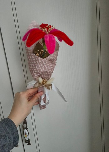 Şönil lilyum  Bohem Buket - Görsel 3