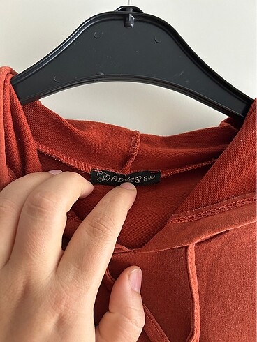 m Beden turuncu Renk Kadın kiremit sweatshirt