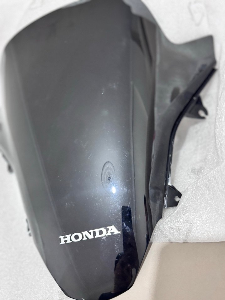 Siyah Honda Baskılı Biker Kask - Görsel 4