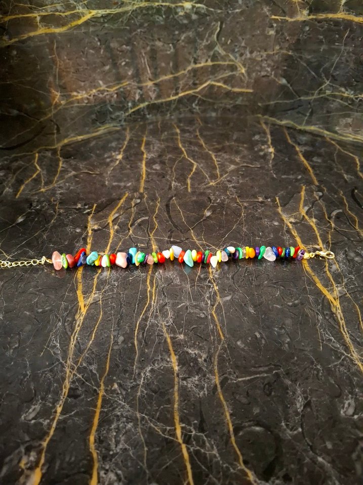 Renkli Boncuklu Bohem Kadın Bileklik - Görsel 3