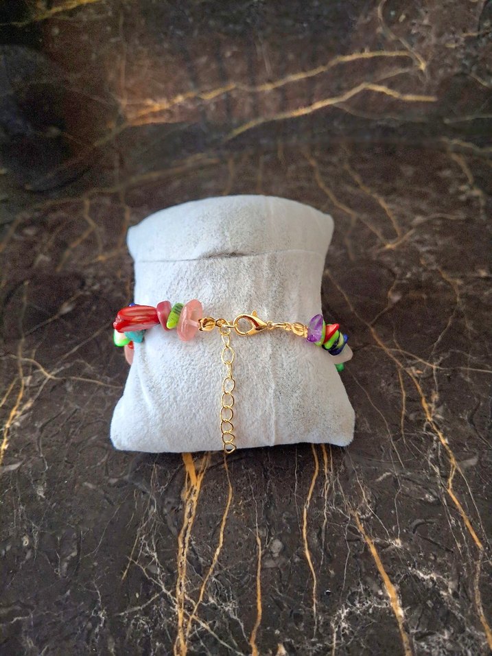 Renkli Boncuklu Bohem Kadın Bileklik - Görsel 5