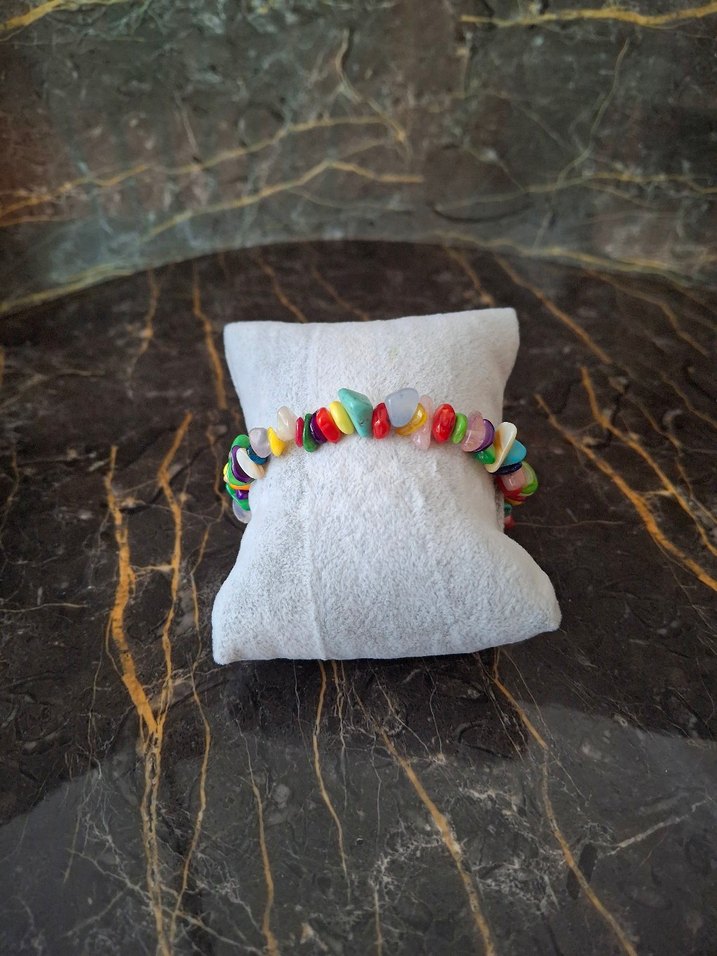 Renkli Boncuklu Bohem Kadın Bileklik - Görsel 2