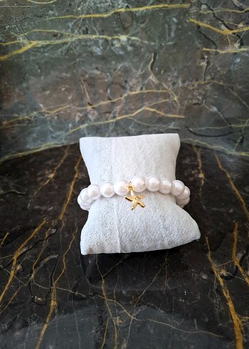 İnci Boncuklu Minimalist Bileklik - Görsel 3
