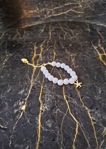 İnci Boncuklu Minimalist Bileklik - Görsel 2