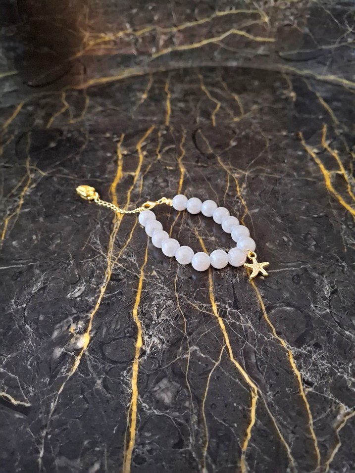 İnci Boncuklu Minimalist Bileklik - Görsel 2