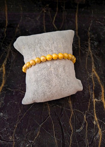 Sarı Boncuklu Bohem Bileklik - Görsel 4