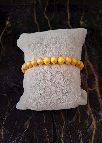 Sarı Boncuklu Bohem Bileklik - Görsel 3