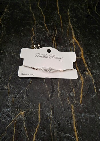 Gri Nakışlı Kadın Bileklik - Görsel 2