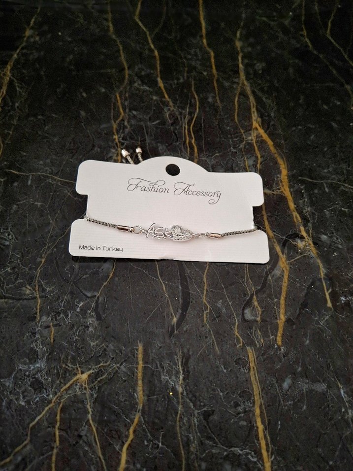 Gri Nakışlı Kadın Bileklik - Görsel 2