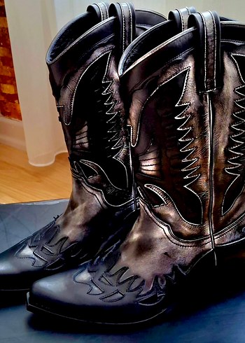 Erkek western çizme - Görsel 8