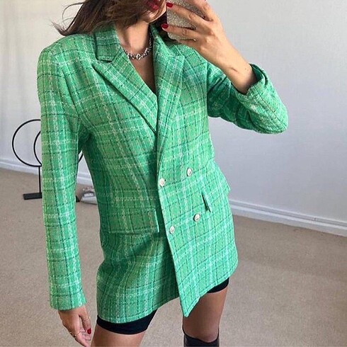 Zara Yeşil Ceket