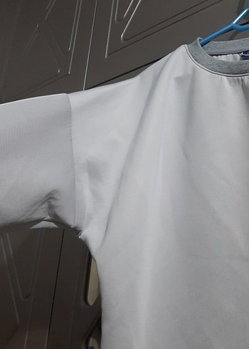 Gri Kadın Oversize Sweatshirt - Görsel 6