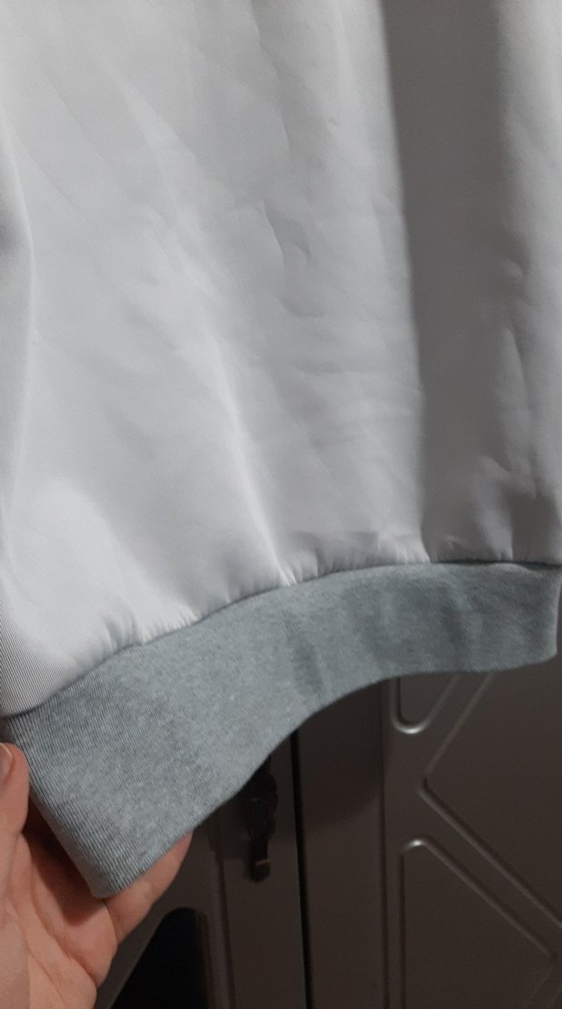 Gri Kadın Oversize Sweatshirt - Görsel 4