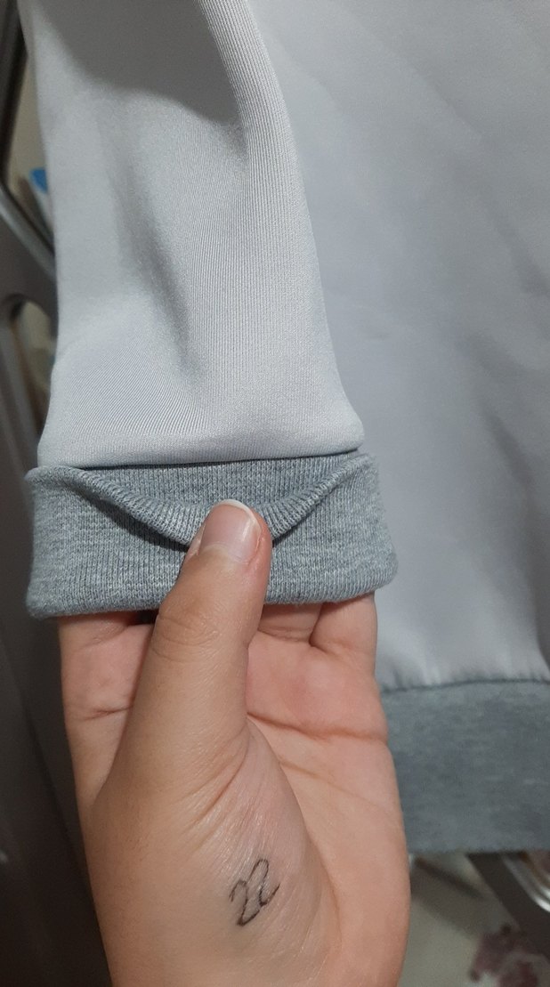 Gri Kadın Oversize Sweatshirt - Görsel 3