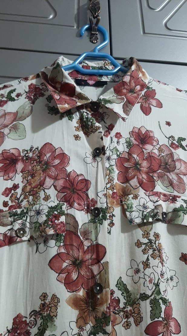 Çiçek Desenli Bohem Uzun Elbise - Görsel 2