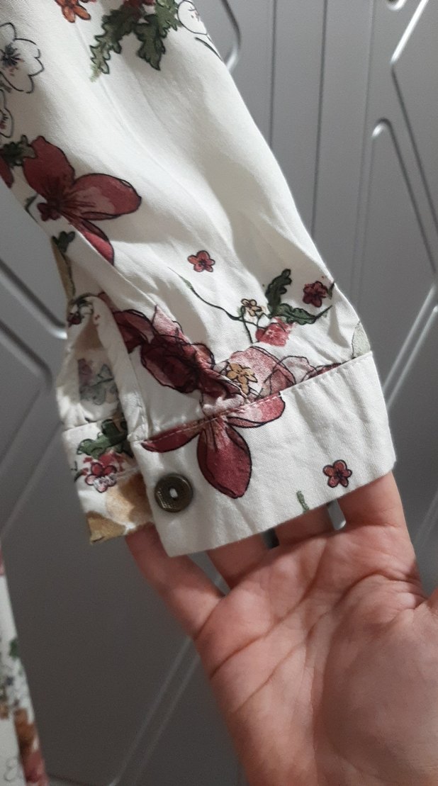 Çiçek Desenli Bohem Uzun Elbise - Görsel 3