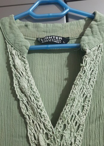 Yeşil Nakışlı Bohem Uzun Elbise - Görsel 4