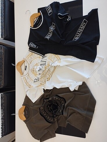 3 ADET BALMAIN TİŞÖRT
