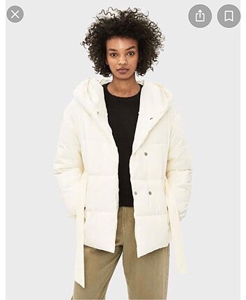 Bershka kemerli mont