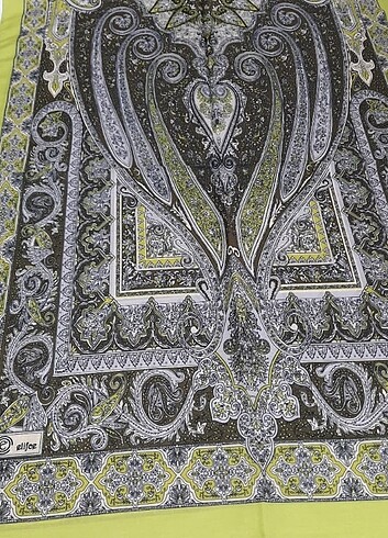 Etnik desen pamuklu soft şal 