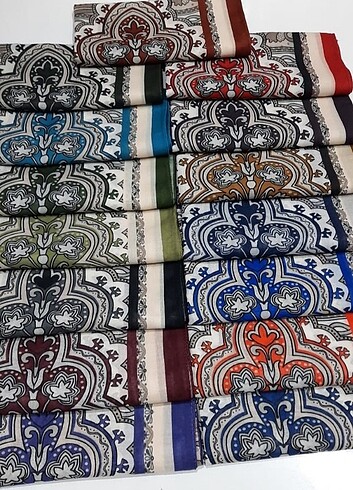 Etro desen pamuklu soft eşarp 