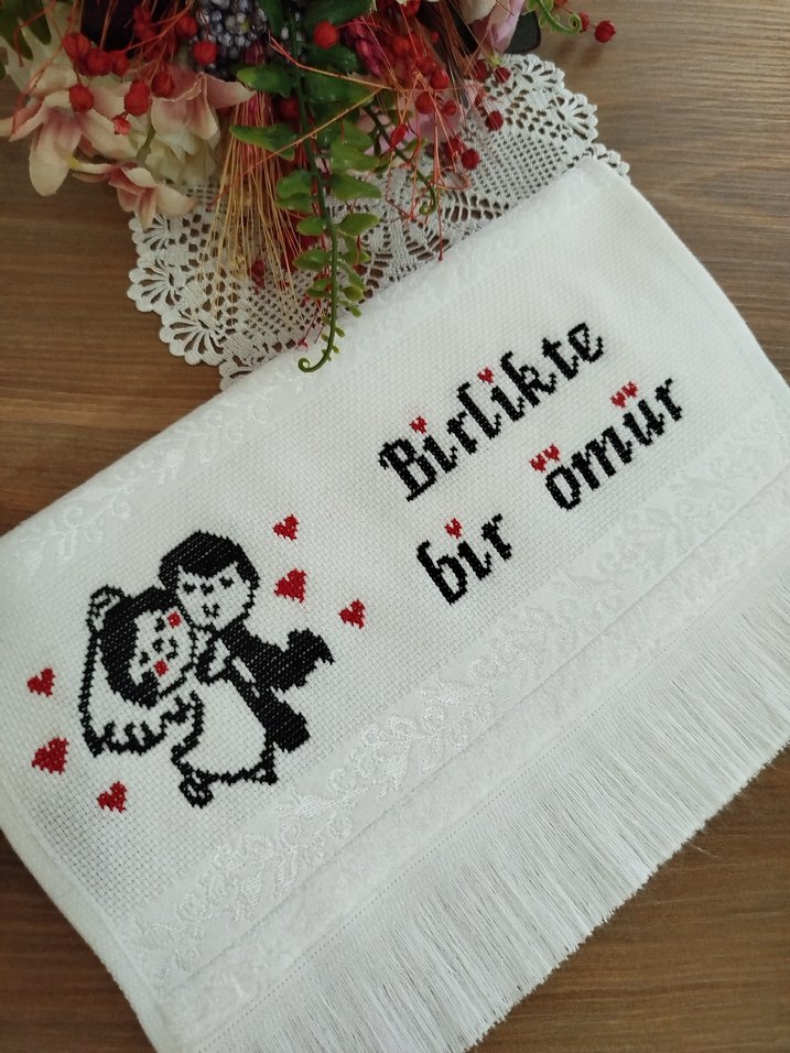 etamin Beyaz Mutfak Havlusu - Görsel 2