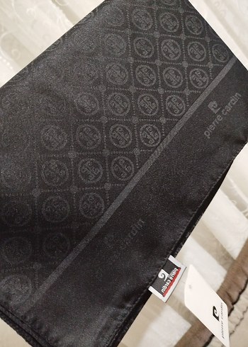 Pierre Cardin Siyah jakar şal - Görsel 4