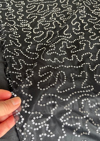 Koyu Gri Nakışlı Yatak Örtüsü - Görsel 7