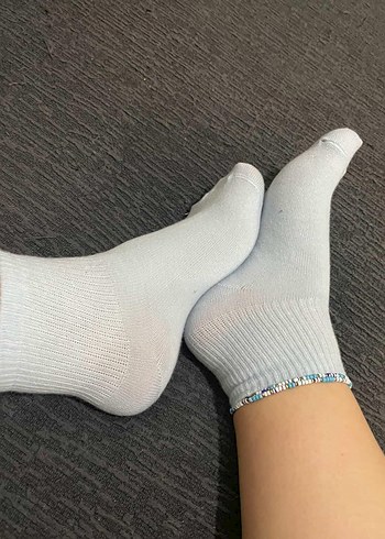 37 Beden ten rengi Renk Nakışlı Kız Çorabı