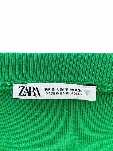 s Beden yeşil Renk Zara Mini Üst %70 İndirimli.
