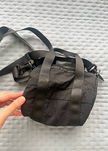 Siyah Minimalist Kadın Omuz Çantası - Görsel 3