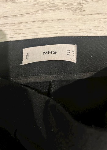 Siyah Midi Kadın Kumaş Pantolon - Görsel 2