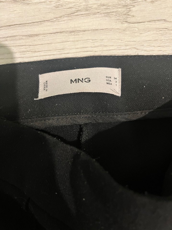 Siyah Midi Kadın Kumaş Pantolon - Görsel 2