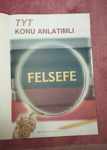  TYT Felsefe Konu Anlatımlı Kitap
