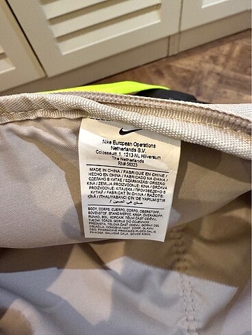  Beden Orjinal Nike spor çantası