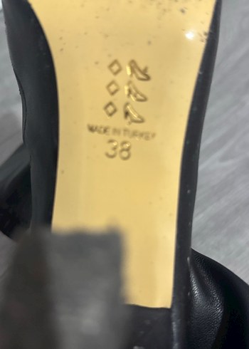 Siyah Deri Yılan Desenli Stiletto Topuklu streç Bot - Görsel 4